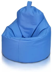 Yoko Modrý Sedací Vak z Eko Kůže