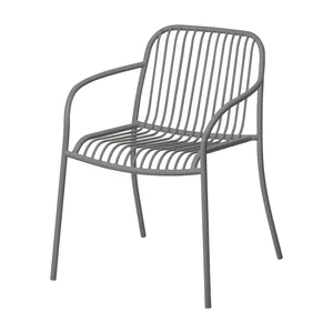 Yua Wire – šedá kovová zahradní židle Blomus