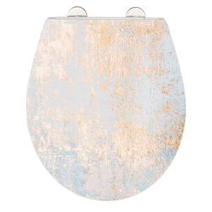 Záchodové prkénko s automatickým zavíráním 37,5 × 44,5 cm, Agate – Wenko