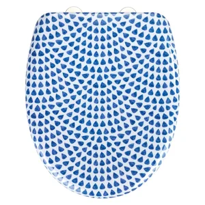 Záchodové prkénko Sevilla s automatickým zavíráním 37,5 × 41,5 cm – Wenko
