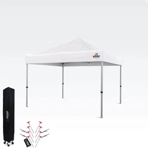 Zahradní altán Brimo 3x3m bez stěn, bílý, hliníkový rám