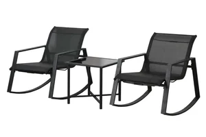 Zahradní houpací set 3-dílný se stolkem