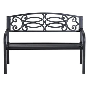 Zahradní lavička Venda černá