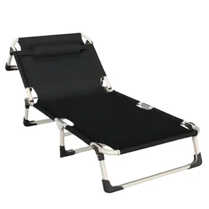 Zahradní lehátko BOVRY černé