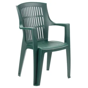 Zahradní stohovatelné křeslo – zelená