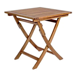 Zahradní stolek Noemi z masivu akácie 70×70 cm – Bizzotto