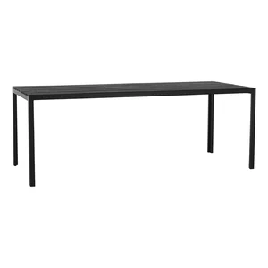 Zahradní stůl 205 cm černý