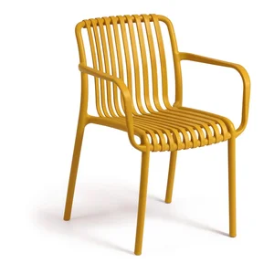 Zahradní židle Kave Home Isabellini žlutá