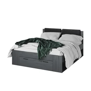 ZANDER postel 160×200 cm, dub carbon