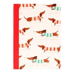 Zápisník A6 s motivem psa Sausage Dog