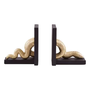 Zarážky na knihy Serpent, sada 2 kusů