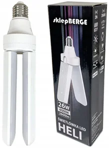 Žárovka BERGE HELI LED - E27 - 26W - Denní bílá