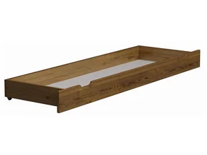 Zásuvka pod postel 198 cm, borovice, dubové moření