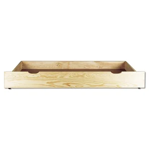 Zásuvka pod postel ASAKA – masiv borovice, 22 cm vysoká