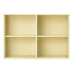 Závěsná knihovna Mistral 89 × 61 cm – světle žlutá
