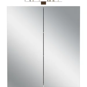 Závěsná koupelnová skříňka Arcena s LED zrcadlem 60x71 cm