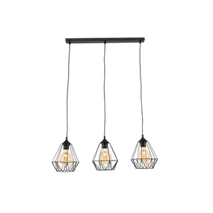 Závěsná lampa Benigne černá