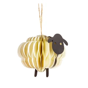 Závěsná papírová dekorace Sheep Honeycomb