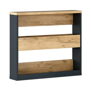 Závěsná police Klaudius Typ 5 – grafit/dub artisan