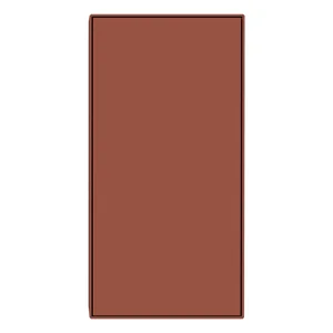 Závěsná skříňka Edge v cihlové barvě 46x91 cm