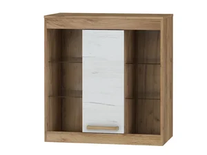 Závěsná skříňka GATTON 1D – craft zlatá / craft bílá, 5 let záruky