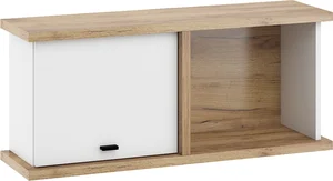 Závěsná skříňka ORSOLA M dub craft zlatý/bílá
