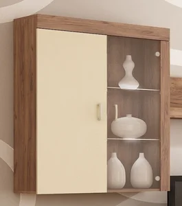 Závěsná skříňka SIWANI craft tobaco/krém