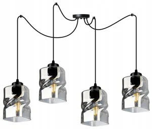 Závěsné LED svítidlo SPIDER NIKI 2195/4 černé