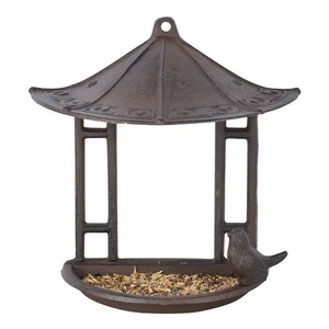 Závěsné litinové krmítko Esschert Design – výška 24,4 cm