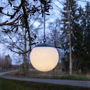 Závěsné solární světlo Globus Ø20 cm