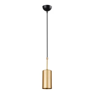 Závěsné svítidlo Geo od Squid Lighting – zlaté, výška 124 cm