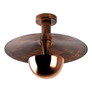 Závěsné svítidlo Kurt – Opviq lights, měděné s kovovým stínidlem Ø38 cm