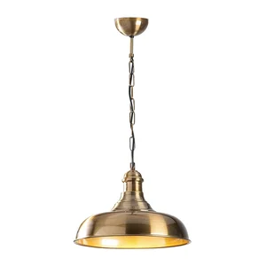 Závěsné zlaté svítidlo Berceste 32 cm