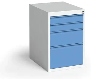 Závěsný dílenský úložný box s 4 zásuvkami