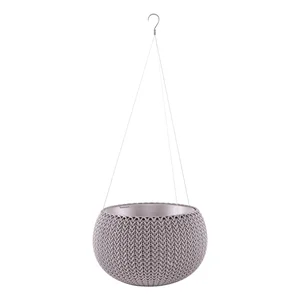 Závěsný plastový květináč 36 cm Cozy