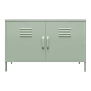 Zelená kovová skříňka 100×64×40 cm Mission District – Støraa