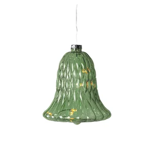 Zelená LED dekorace Luna Sirius 9 cm