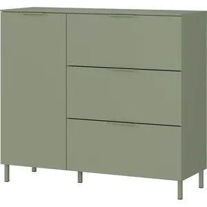 Zelená matná skříňka Savoca 109 × 98 × 40 cm – Germania