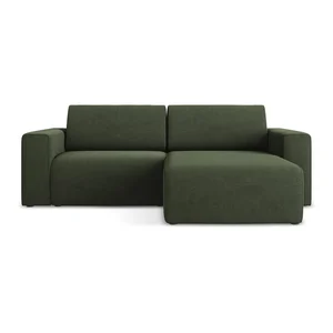 Zelená rohová pohovka Kalea pravý roh