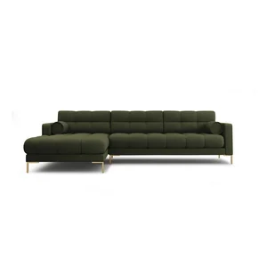 Zelená rohová sedačka Bali – levý roh, Cosmopolitan Design