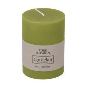 Zelená svíčka Eco candles by Ego dekor Friendly, 37 h hoření