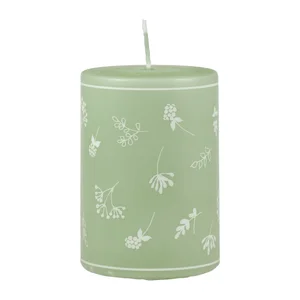 Zelená svíčka Unipar Fleur – 48 h hoření