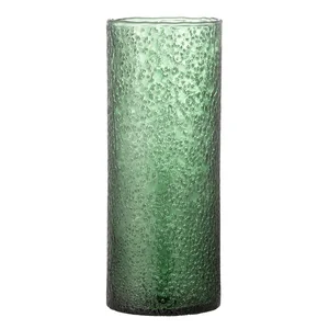 Zelená váza Zenta, 32 cm