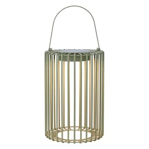 Zelená venkovní solární LED lucerna Cavia (54 cm) – Markslöjd