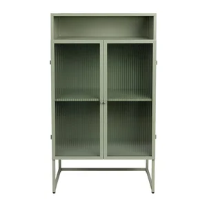 Zelená vitrína Herbe 60x105 cm