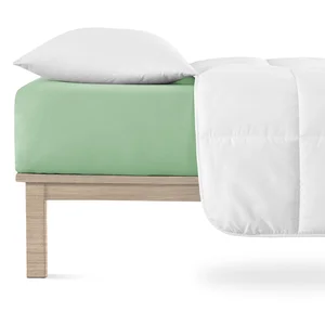 Zelené jersey napínací prostěradlo 200x220 cm