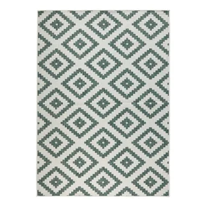 Zeleno-krémový venkovní koberec NORTHRUGS Malta 80x150 cm
