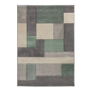 Zeleno-šedý koberec Flair Rugs Cosmos 80x150 cm