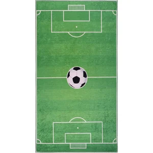 Zelený dětský hrací koberec Soccer Time Vitaus 80×120 cm