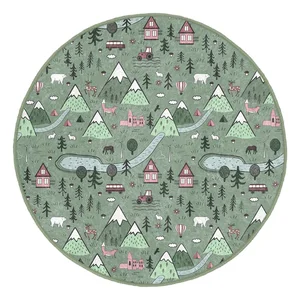 Zelený dětský koberec 80 cm Comfort Mila Home